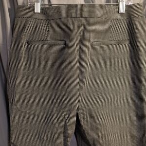 Banana Republic Size 6 Checkered Flare Dress Pants Workwear Office